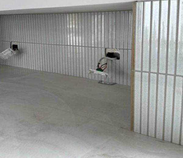 Commercial interior with durable floor tiles installed by Tiling Plus