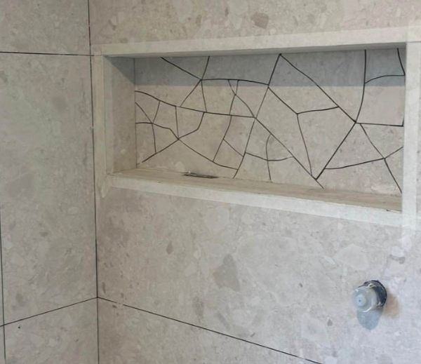 Tiling project in a Melbourne home